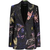 Desigual Ame Nina ženski sako s V izrezom crni Cijene