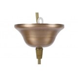 Opviq Vislica NEVRA, multicolor, metal/ staklo, promjer sjenila 26 cm, visina 65 cm , podesiva visina, E27 60 W, Nevra Büyük Tekli Sarı Bal Camlı | shoptok.hr