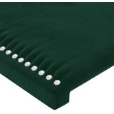  Uzglavlje tamnozeleno 180x5x118/128 cm baršunasto | shoptok.hr