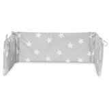 Lorelli RANFORCE ROUND Ogradica za Krevetić za Bebu Stars Grey 145 X 27 cm Cijene