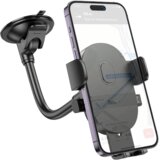 hoco. auto držač za vjetrobransko staklo/kontrolnu ploču Mighty H20 crni | shoptok.hr
