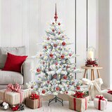  Umjetno božićno drvce s nogom Bijelo 150 cm PVC i čelik | shoptok.hr