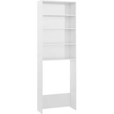 Ormarić za perilicu rublja visoki sjaj bijeli 64 x 24 x 190 cm | shoptok.hr