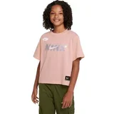 Nike NSW TEE BOXY ICON CLASH Majica za djevojčice, ružičasta, veličina