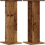  Stalci za biljke 2 kom boja staro drvo 30x30x80 cm drveni | shoptok.hr