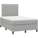  s oprugama i madracem svjetlosivi 120x190 cm od tkanine | shoptok.hr