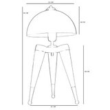 Opviq Stolna lampa Stil, Braon-zlatne boje | Eponuda.ba