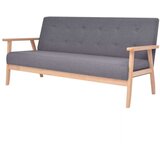  Trosjed od tkanine tamnosivi | shoptok.hr