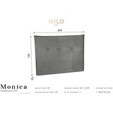 Milo Casa bež vzglavje 200x120 cm monica | Shoptok.si