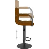  Barski stolac smeđi baršunasti | shoptok.hr