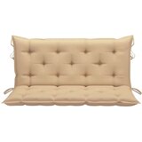  Blazina za vrtno klop bež 120x(50+50)x7 cm oxford tkanina, (20623195) | Shoptok.si