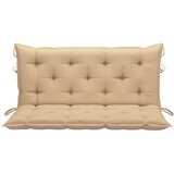  Jastuci za vrtnu klupu 2 kom bež 120x50x7 cm tkanine Oxford | shoptok.hr
