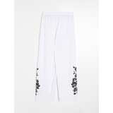 Sinsay Loose fit wide leg hlače s mješavinom viskoze i lana | shoptok.hr