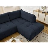 Bobochic Paris Tamno plava sklopiva/s prostorom za odlaganje kutna garnitura (s desnim kutom/u obliku slova "U") Fuji – | shoptok.hr