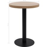 Bistro stol svjetlosmeđi 60 cm MDF | shoptok.hr