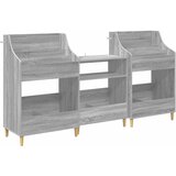  Set medijskih polica 3 kom. Siva Sonoma 212 x 46 x 112 cm | shoptok.hr