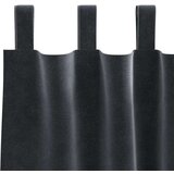  Zastore za blackout s petljama 2 kom Tamno sivi baršun | shoptok.hr