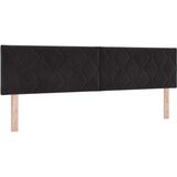 vidaXL Naslon za glavu s dizajnom dijamantnih blokova crne boje 180 cm od baršuna | shoptok.hr