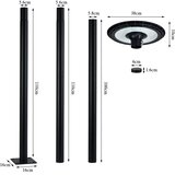  Brilagi - LED ulična lampa URBANSPARK LED/120W/230V crna IP65 | Eponuda.com