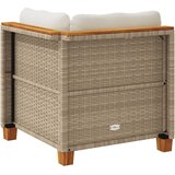  Kutna vrtna sofa s jastucima bež od poliratana | Eponuda.com