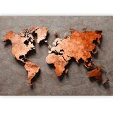  Foto tapeta - Copper Map 343x256 Samoljepljiva | shoptok.hr