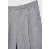 Marisse Gray Suit Trousers With Rolled-Up Legs And Creases | ePonuda.com