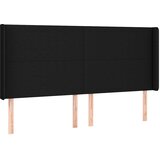  Krevet s oprugama i madracem crni 160x200 cm od tkanine | shoptok.hr