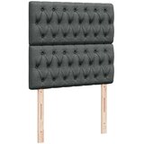  Krevet s oprugama i madracem tamnosivi 100 x 200 cm od tkanine | shoptok.hr