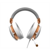 Dark Project Dark Proјect slušalice ožičene, slušalice za igre Sono sa mikrofonom, 53 mm neodimiјumski draјver, 1Ks3,5 mm, bela/zlatna | ePonuda.com