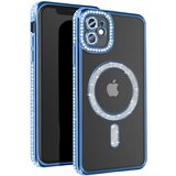 AVIZAR Diamantno ohišje za iPhone 11 Zaščita MagSafe Contour Strass, Svetlo modra, (5000014842) | Shoptok.si