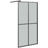 Pregrada za tuš 100 x 195 cm od tamnog kaljenog stakla | shoptok.hr