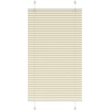 vidaXL Plisirana žaluzija Cream 75x100 cm Širina tkanine 74,4 cm | Shoptok.si