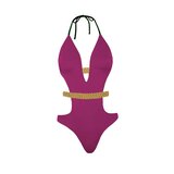 DEVI COLLECTION Ženski jednodelni kupaći kostim Gaia ljubičasti | Eponuda.com
