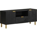 Furnova TV omarica črna 105x33x46 cm iz umetnega lesa, (21923744) | Shoptok.si