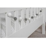 MID.YOU Raztegljiva Postelja Duo, 90x200, Bor, Bela, Masivno | Shoptok.si