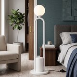 Opviq podna lampa Loop-20453-A, 1 × E27, bela Cene