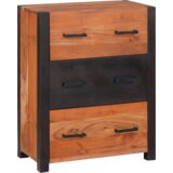 vidaXL Buffeti i komode Smeđa 55 x 30 x 75 cm Masivno bagremovo drvo | shoptok.hr