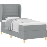  Krevet s opruga kutije Svijetlo siva 200 x 80 cm tkanina | shoptok.hr
