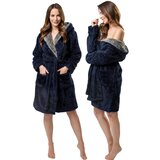 Tutumi Ženski kopalni plašč Jordan Navy Grey M Cene
