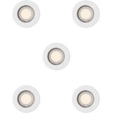 Philips Komplet od 5 ugradnih svetiljki PERIDOT, 1xGU10/7W/230V, bela Cene