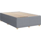 vidaXL Krevet s oprugama i madracem svjetlosivi 120x190 cm od tkanine | shoptok.hr