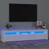 TV omarica z LED lučkami bela 180x35x40 cm, (20912400) | Shoptok.si