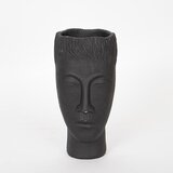 Dekorativna vaza 25x14x12,5 cm crna/cement | Eponuda.com