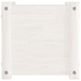 vidaXL Vrtna sadilica bijela 31 x 31 x 31 cm od masivne borovine | shoptok.hr