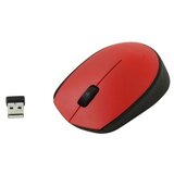 Logitech M171 Wireless majhna miška, rdeča | Shoptok.si