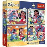 Trefl Disney Lilo &amp, Stitch - 4 x 88 kom Premium Plus Kids puzzle - Cijene