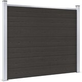PANEL za ogradu WPC 180 x 146 cm crni Cijene