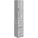 vidaXL Set ormara 2 kom. 33 x 34 5 x 87 cm Konstruirano drvo - Sivi hrast sonoma Cijene