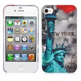 Cadorabo Case, združljiv z Appleom z New Yorkom - Kip Of Liberty Print - Trda zaščitna ovitek v trendovskem oblikovanju, (20562681) | Shoptok.si
