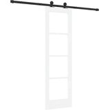 Klizna vrata ORKDAL 61 x 198,5 cm Masivna borovina i staklo | shoptok.hr